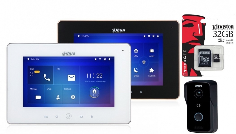 Комплект IP домофона Dahua DH-VTH5221DW